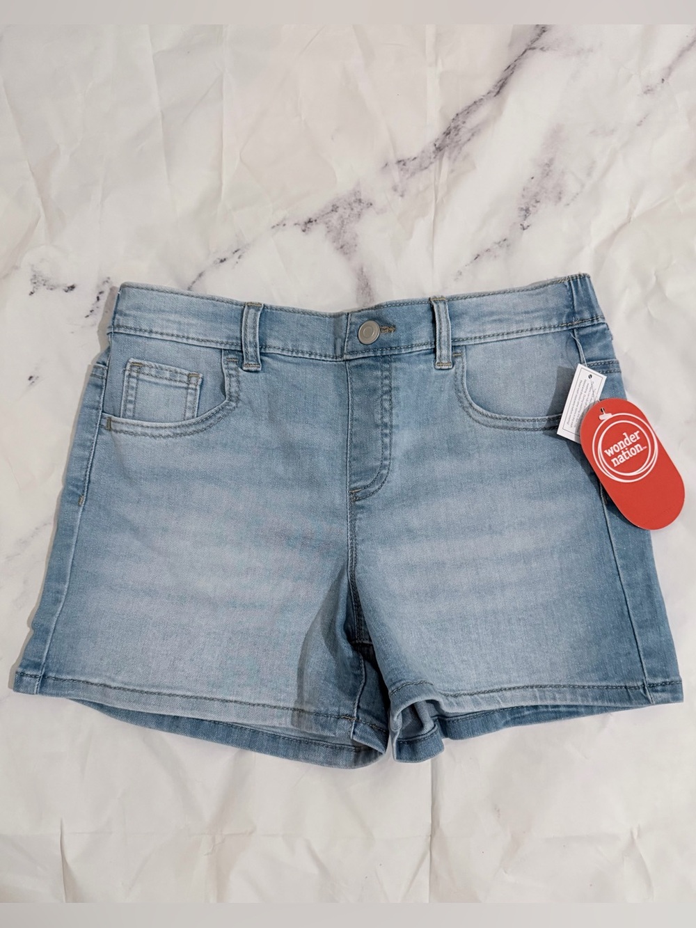 NWT Girls wonder nation jean shorts